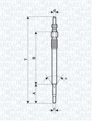 Glow Plug MAGNETI MARELLI 062900048304