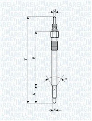 Glow Plug MAGNETI MARELLI 062900050304