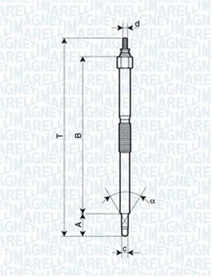 Glow Plug MAGNETI MARELLI 062900054304