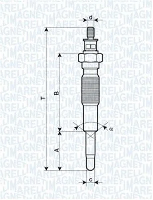 Žarilni svečnik MAGNETI MARELLI 062900063304