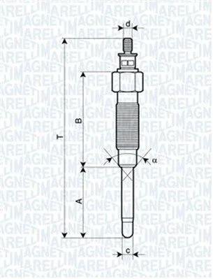 Žarilni svečnik MAGNETI MARELLI 062900065304