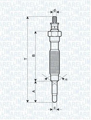 Žarilni svečnik MAGNETI MARELLI 062900072304