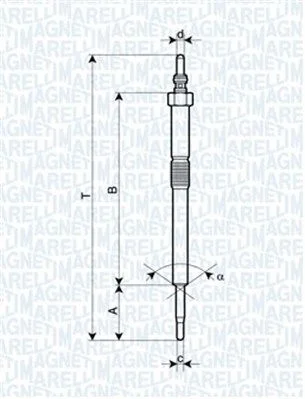 Glow Plug MAGNETI MARELLI 062900082304