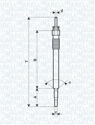 Glow Plug MAGNETI MARELLI 062900086304