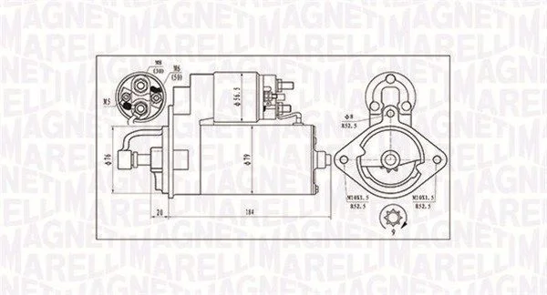 Starter MAGNETI MARELLI 063720984010