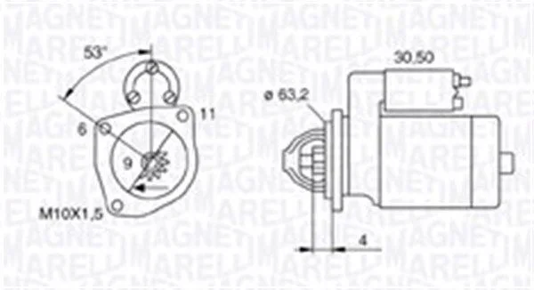Začetni MAGNETI MARELLI 063721057010