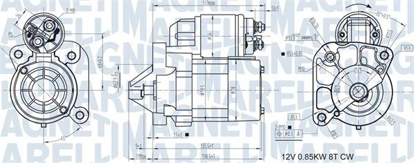 Starter MAGNETI MARELLI 063721186010