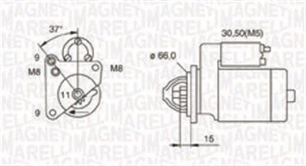 Starter MAGNETI MARELLI 063721260010
