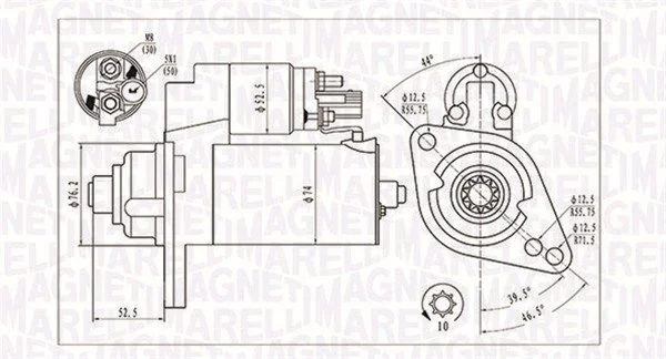 Starter MAGNETI MARELLI 063721293010