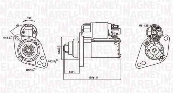 Starter MAGNETI MARELLI 063721294010
