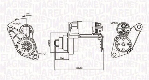 Starter MAGNETI MARELLI 063721330010