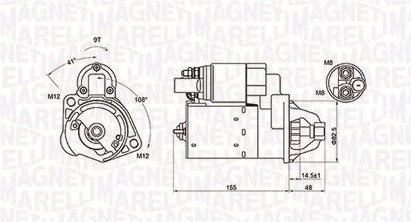 Starter MAGNETI MARELLI 063721394010