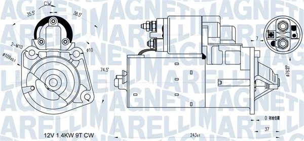 Začetni MAGNETI MARELLI 063721398010