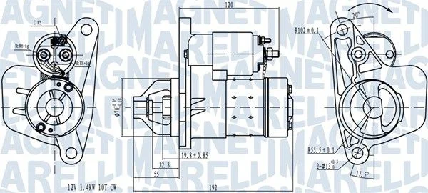 Starter MAGNETI MARELLI 063721418010