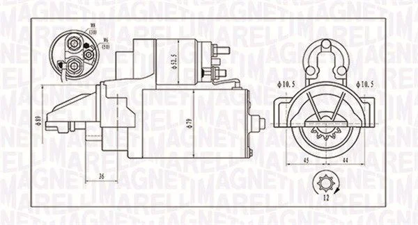 Starter MAGNETI MARELLI 063721421010