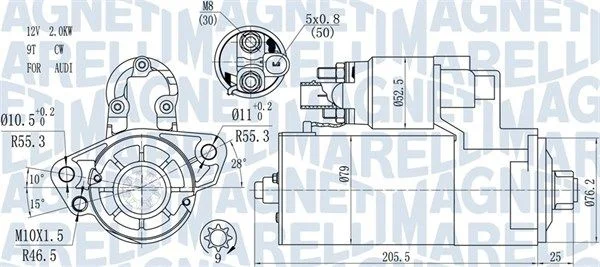 Začetni MAGNETI MARELLI 063721521010