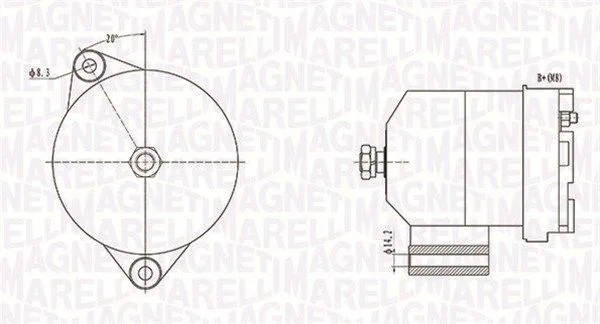 Alternator MAGNETI MARELLI 063731586010