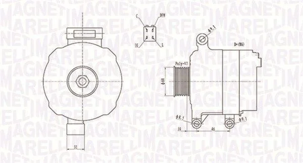 Alternator MAGNETI MARELLI 063731728010