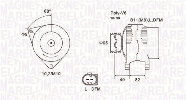 Alternator MAGNETI MARELLI 063731746010