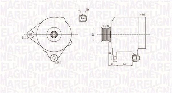 Alternator MAGNETI MARELLI 063731768010