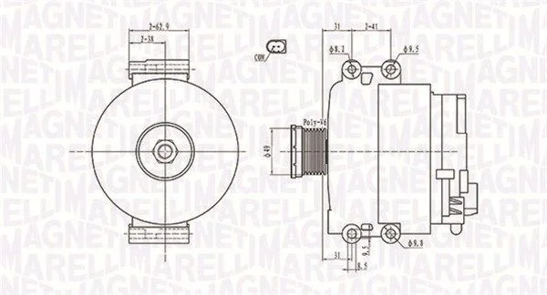 Alternator MAGNETI MARELLI 063731774010