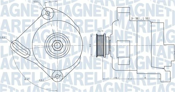 Alternator MAGNETI MARELLI 063731886010