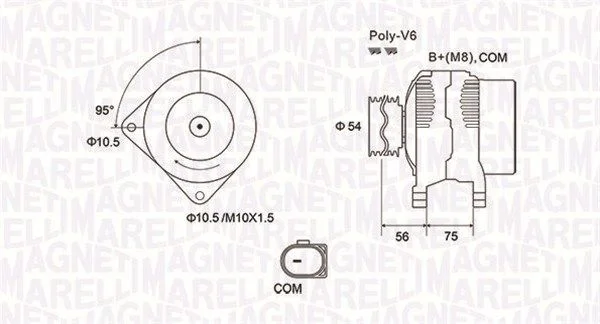 Alternator MAGNETI MARELLI 063731904010