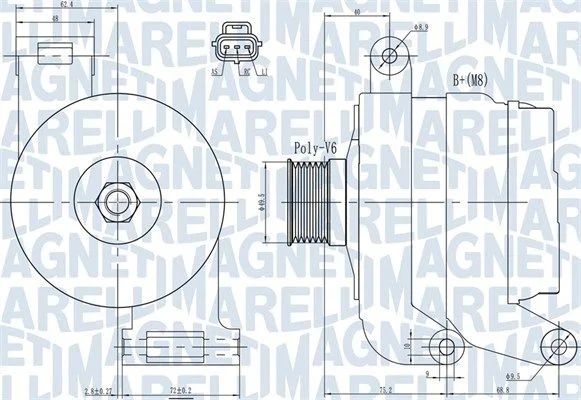 Alternator MAGNETI MARELLI 063731931010
