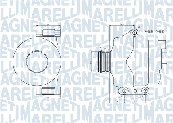 Alternator MAGNETI MARELLI 063731934010