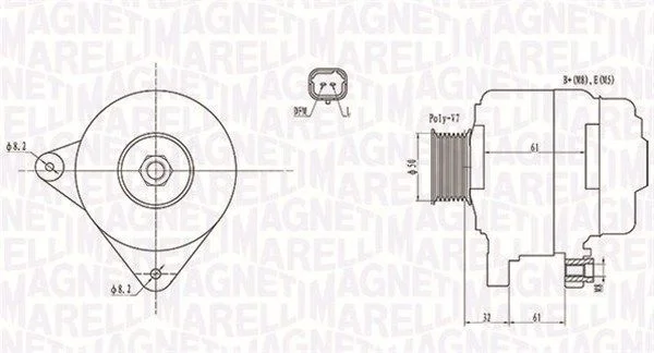 Alternator MAGNETI MARELLI 063731959010