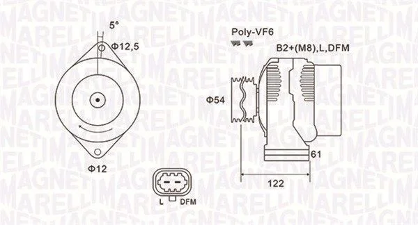 Alternator MAGNETI MARELLI 063731994010