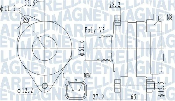 Alternator MAGNETI MARELLI 063732016010