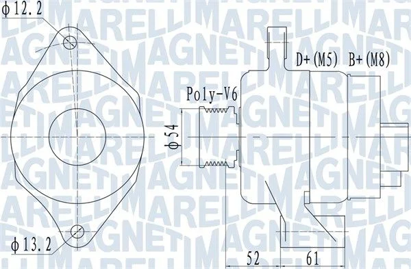 Alternator MAGNETI MARELLI 063732049010