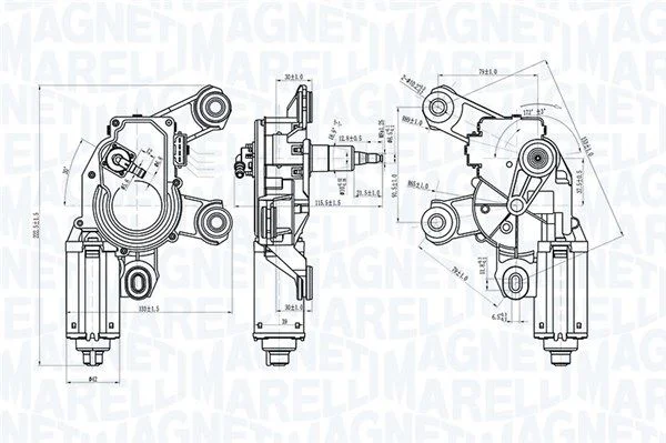 Motor brisalcev MAGNETI MARELLI 064073000010
