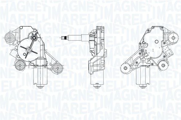 Motor brisalcev MAGNETI MARELLI 064073400010
