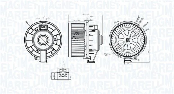 Notranji ventilator MAGNETI MARELLI 069412253010