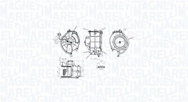Notranji ventilator MAGNETI MARELLI 069412759010