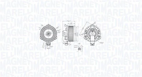 Notranji ventilator MAGNETI MARELLI 069412762010