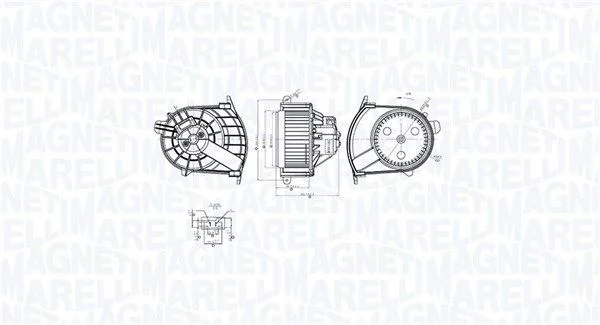 Notranji ventilator MAGNETI MARELLI 069412767010