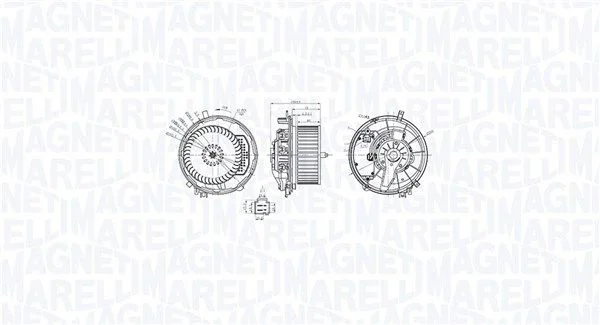 Notranji ventilator MAGNETI MARELLI 069412769010