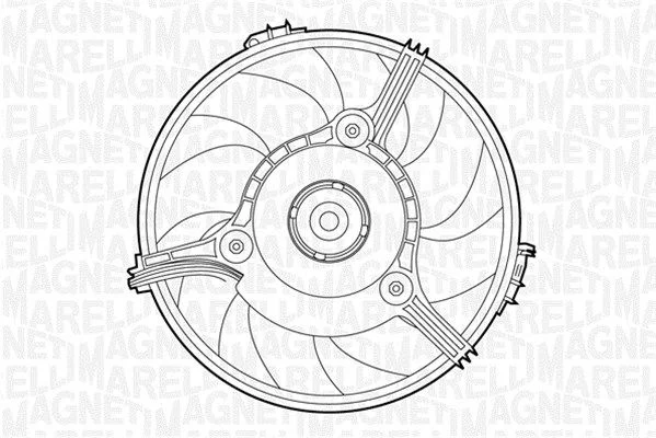 Ventilator, hlajenje motorja MAGNETI MARELLI 069422263010