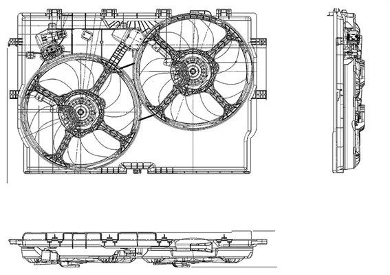 Ventilator, hlajenje motorja MAGNETI MARELLI 069422578010