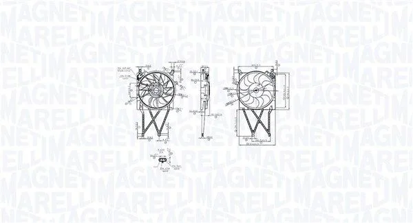 Ventilator, hlajenje motorja MAGNETI MARELLI 069422862010