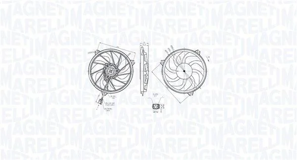 Ventilator, hlajenje motorja MAGNETI MARELLI 069422865010
