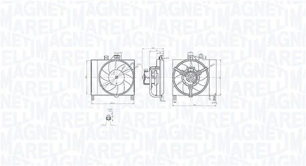 Ventilator, hlajenje motorja MAGNETI MARELLI 069422873010
