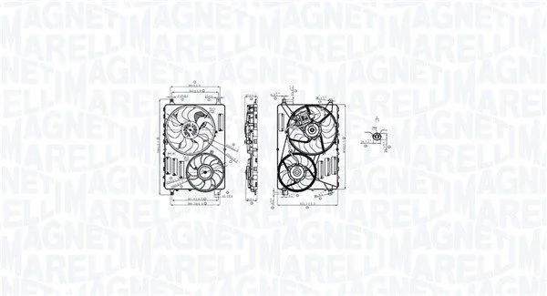 Ventilator, hlajenje motorja MAGNETI MARELLI 069422884010