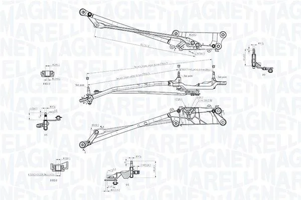 Povezava brisalcev MAGNETI MARELLI 085570758010