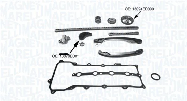 Komplet zobate verige MAGNETI MARELLI 341500001290