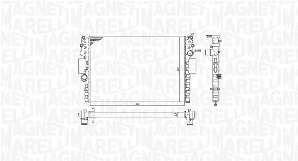 Hladilnik, hlajenje motorja MAGNETI MARELLI 350213183800