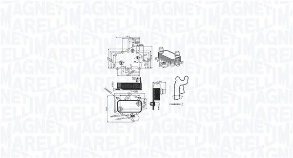 Hladilnik olja, motorno olje MAGNETI MARELLI 350300000400